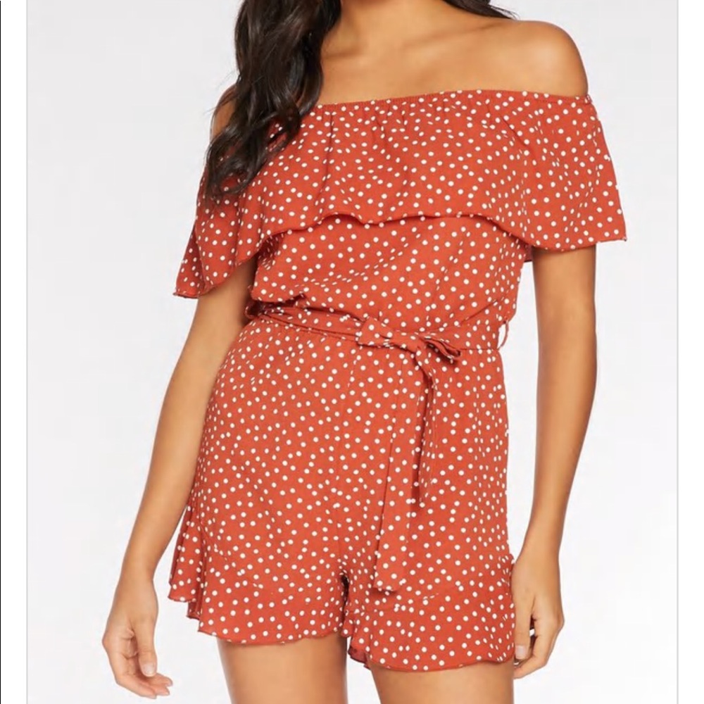 Quiz Clothing Polka Dot Romper